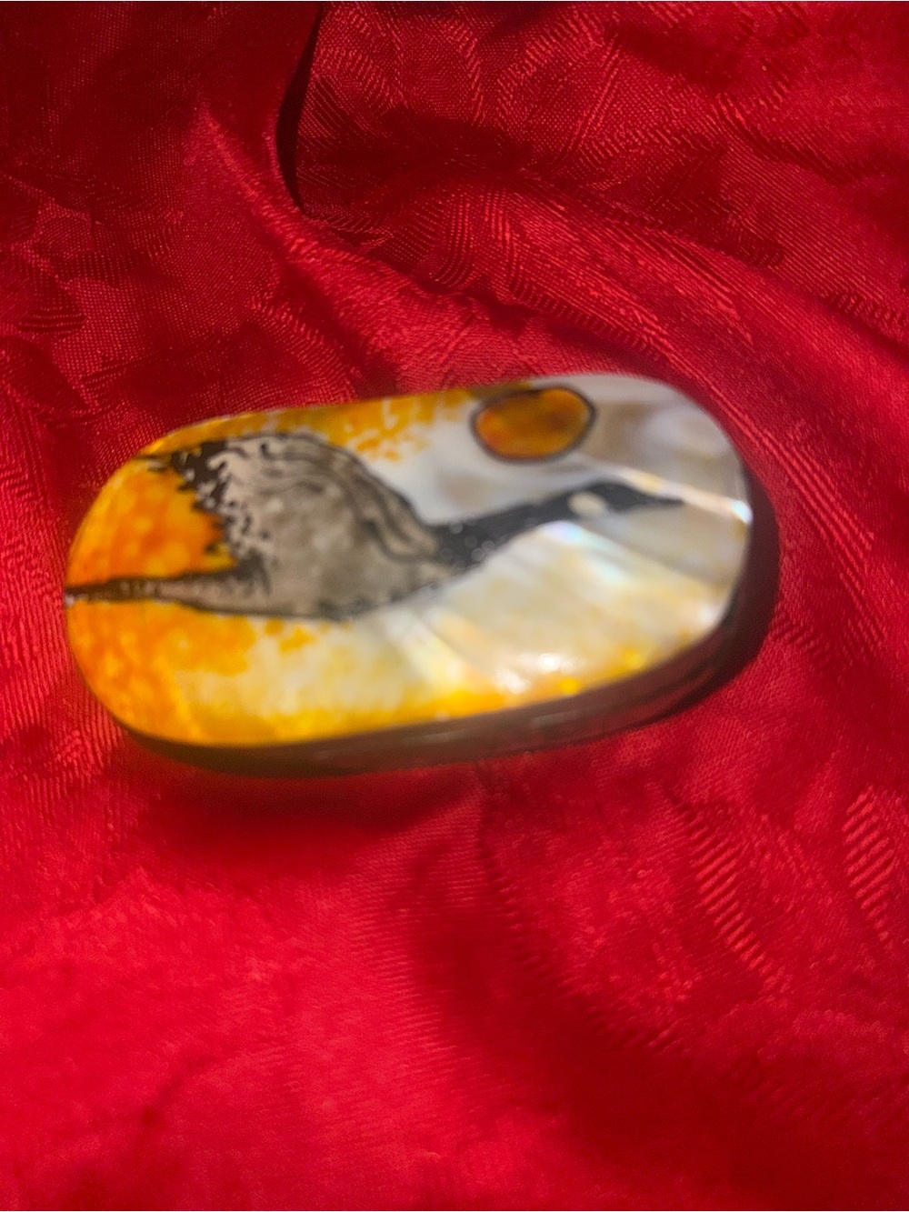 Rare sign Small Decorative Shell Box